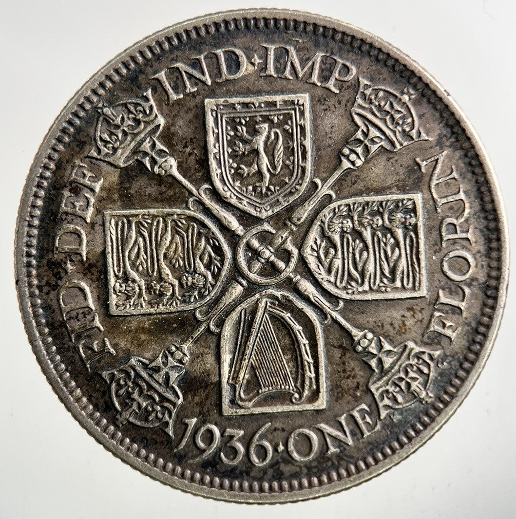 1936 George V Florin Silver Coin | Very High Grade