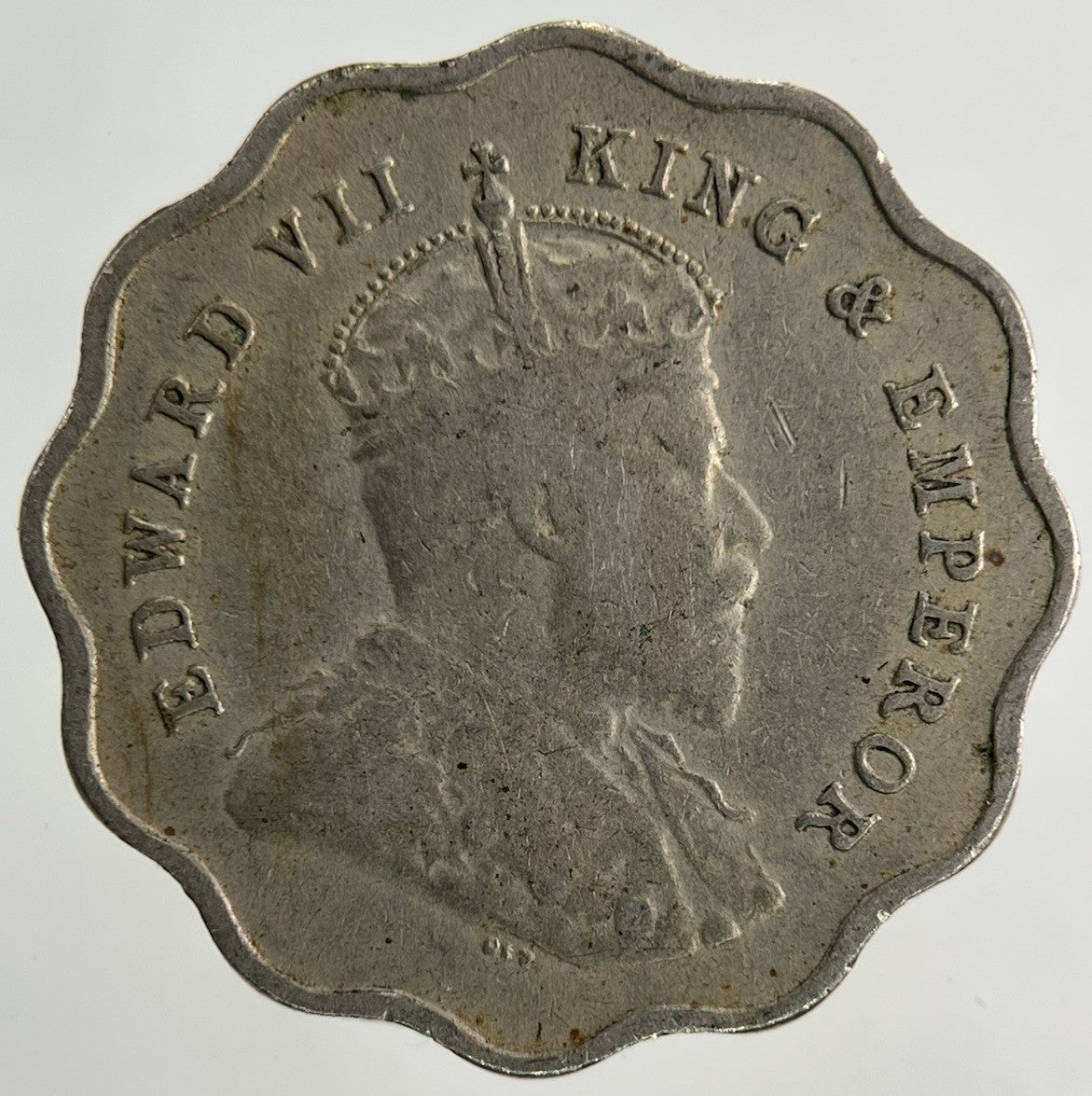 1910 India 1 Anna Coin | Fine Collectable Grade