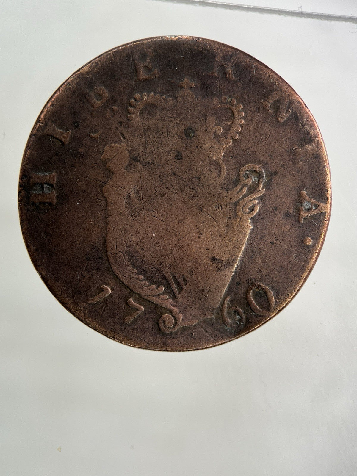 1760 Irish Evasion Half - Penny Coin | Collectable Grade