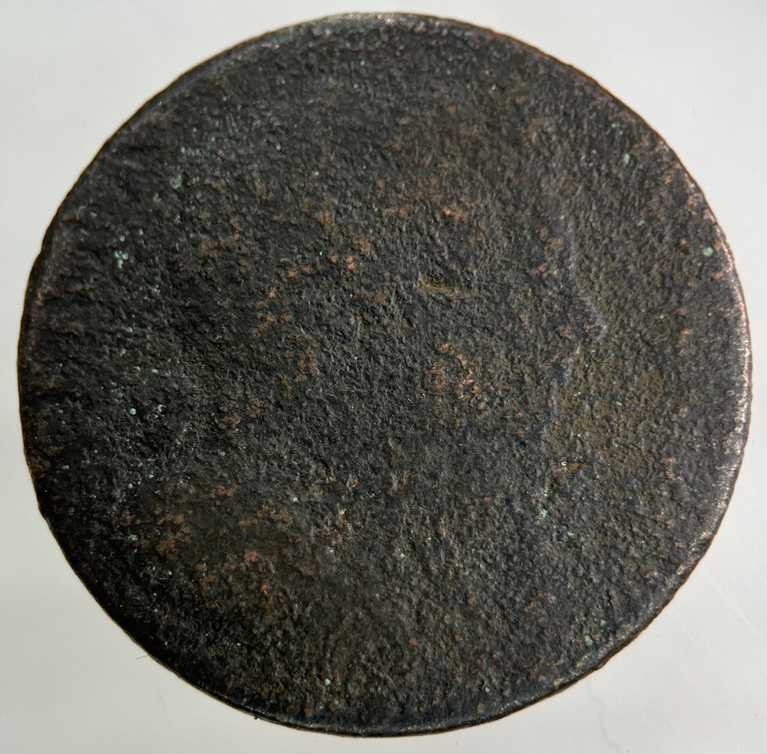 British William III 3rd & Mary Half - Penny Coin | Fair Grade