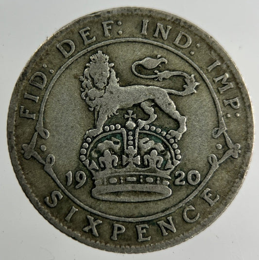 1920 George V Sixpence Silver Coin | Collectable Grade