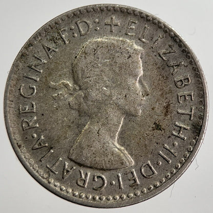 1960 Australia Threepence Silver Coin | Fine Collectable Grade | a8521