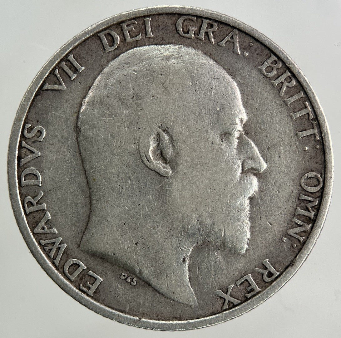 1910 Edward VII Shilling Silver Coin | Very High Grade