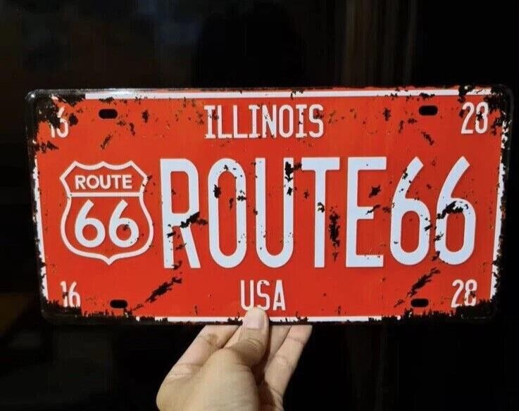 Route 66 USA Metal Plaque Retro Vintage Tin sign 30 x 15cm