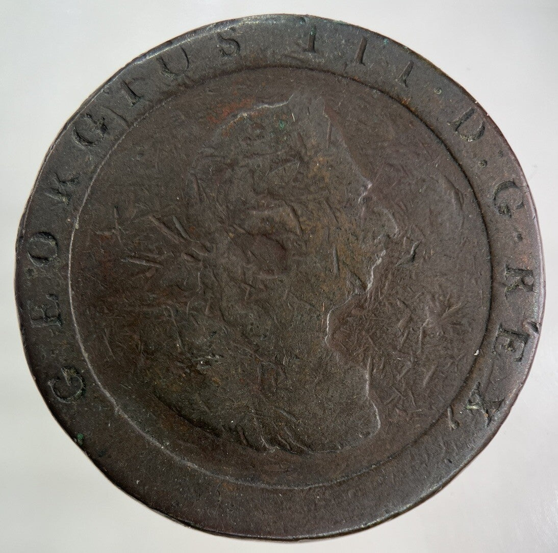 1797 George III 3rd Cartwheel One Penny Coin | Collectable Grade