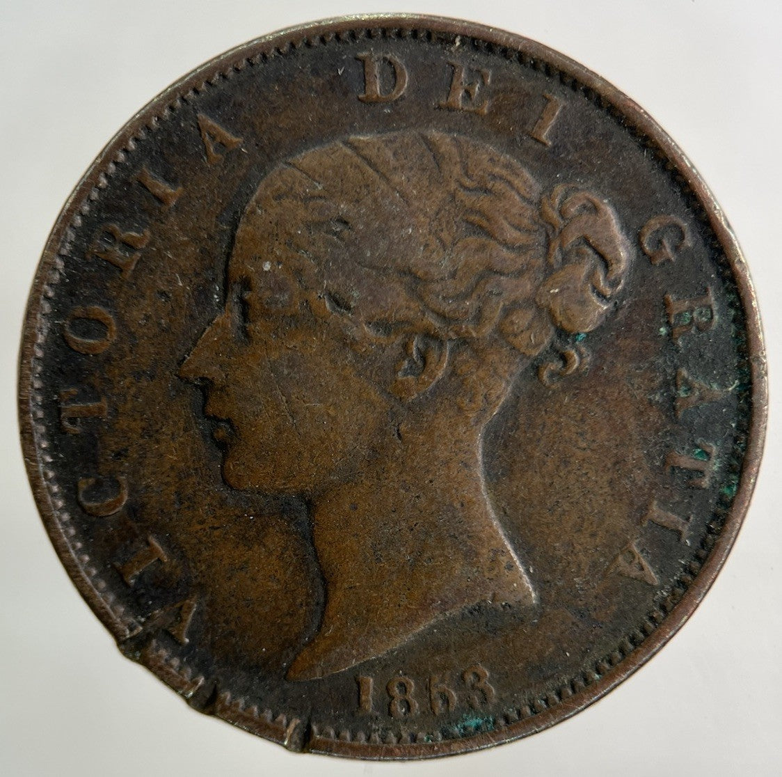 1853 Victoria Half - Penny Coin | Fine Collectable Grade