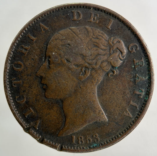 1853 Victoria Half - Penny Coin | Fine Collectable Grade