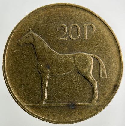 1986 Irish 20p Twenty - Pence Coin | Fine Collectable Grade