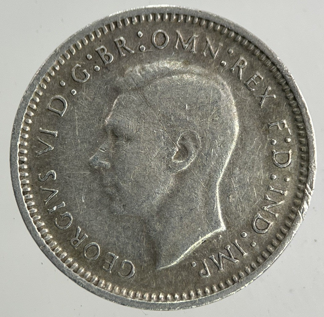 1939 Australia Threepence Silver Coin | Fine Collectable Grade