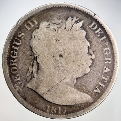 1817 George III Half - Crown Silver Coin | Collectable Grade