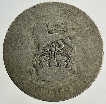 1922 George V Sixpence Silver Coin | Fair Grade