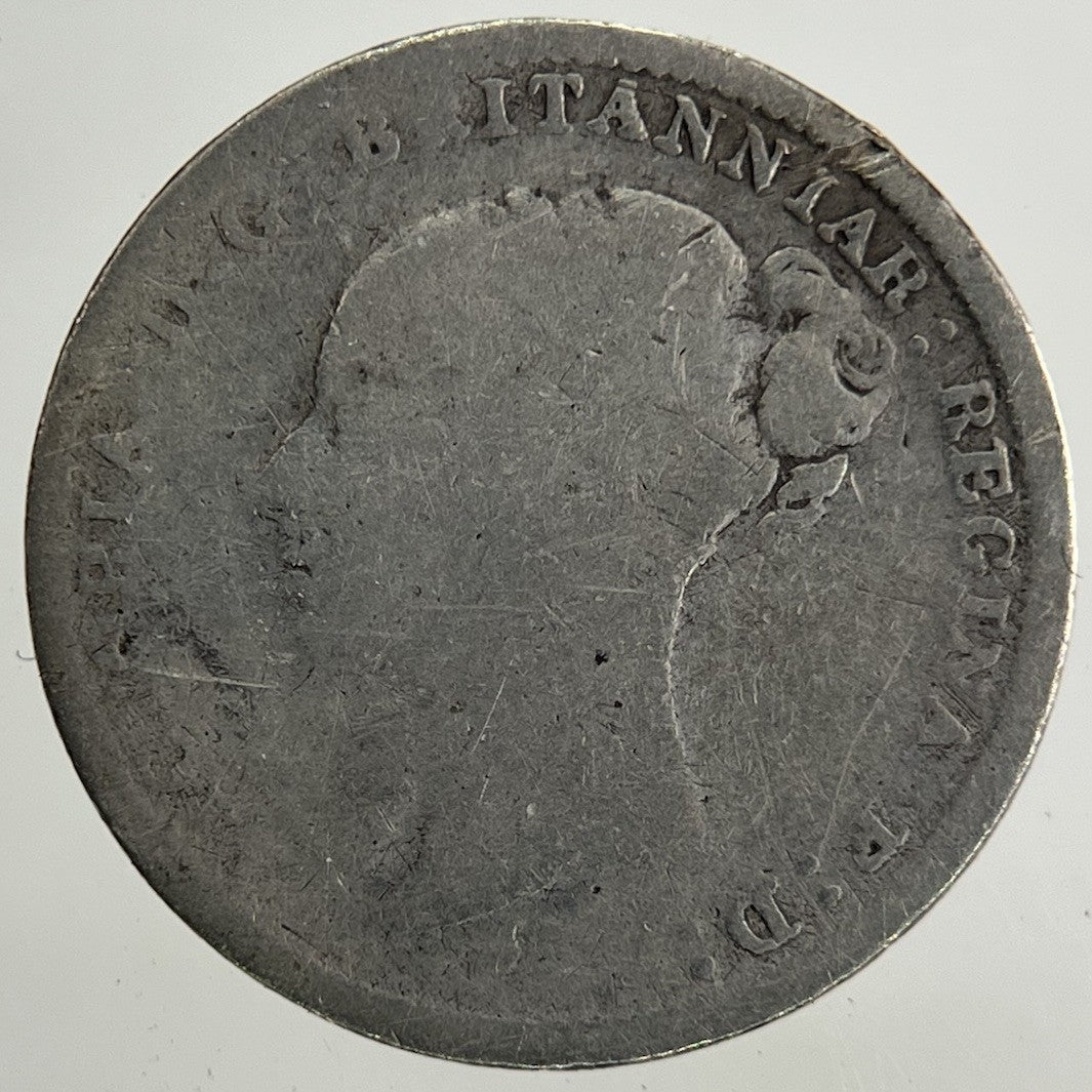 1885 Victoria Threepence Silver Coin | Fair Grade