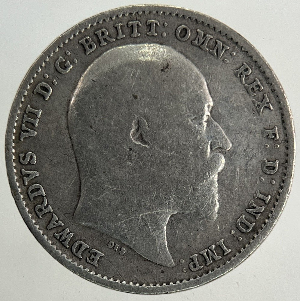 1910 Edward VII Threepence Silver Coin | Collectable Grade