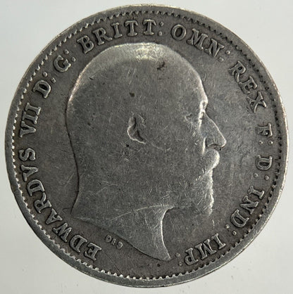 1910 Edward VII Threepence Silver Coin | Collectable Grade
