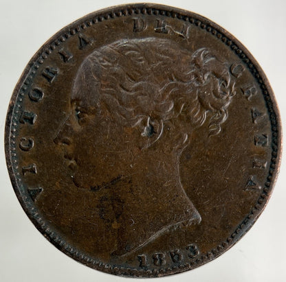 1853 Victoria Farthing Coin | Very High Grade