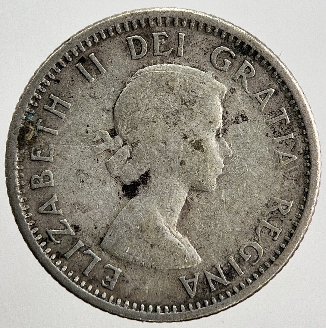 1953 Canadian 10 Cents Silver Coin | Collectable Grade | a2025