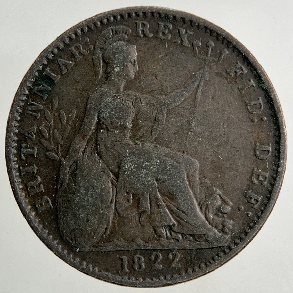 1822 George IV Farthing Coin | Collectable Grade
