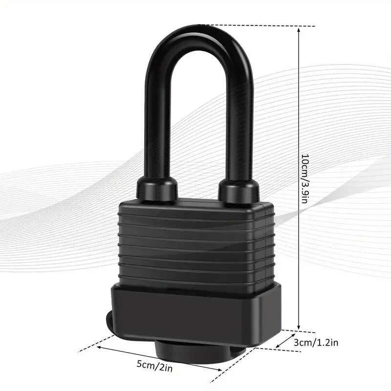 1 Heavy - Duty Stainless Steel Waterproof Padlock Lock Metal Security UK Stock