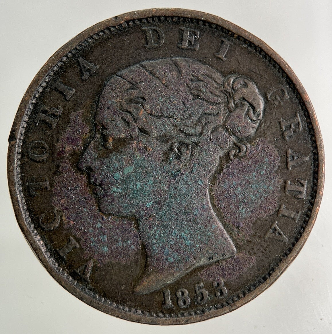 1853 Victoria Half - Penny Coin | Fine Collectable Grade