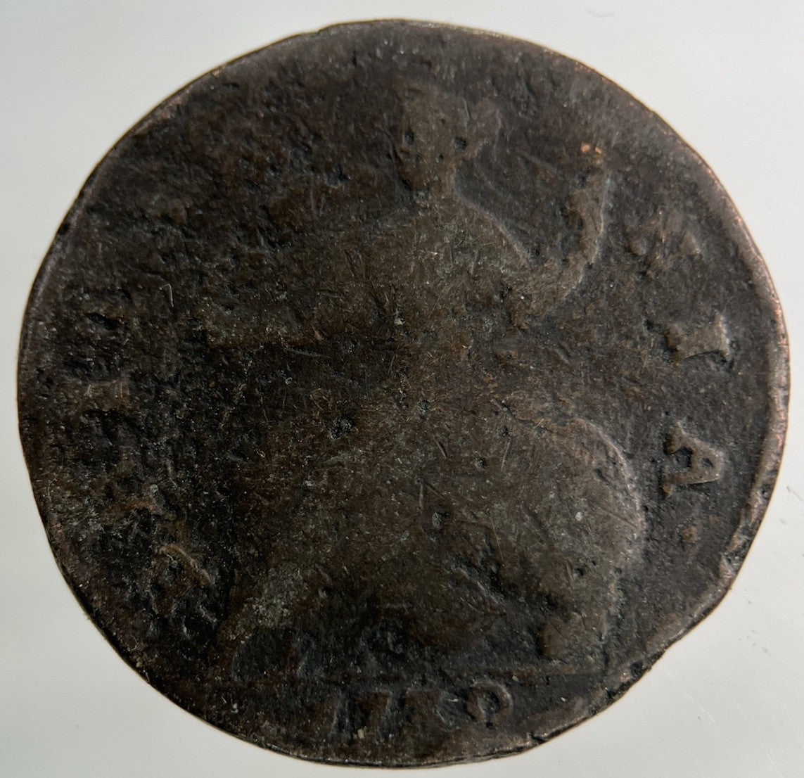 1739 George II 2nd Half - Penny Coin | Collectable Grade