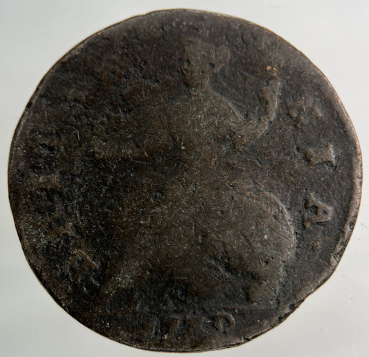1739 George II 2nd Half - Penny Coin | Collectable Grade