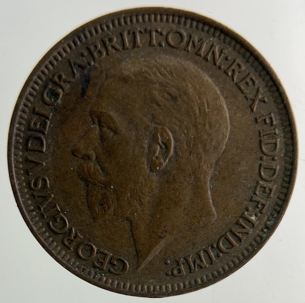 1932 George V Farthing Coin | Fine Collectable Grade