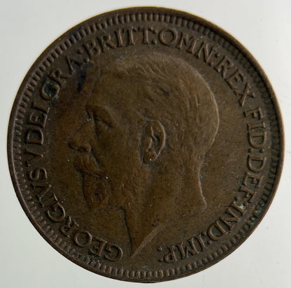 1932 George V Farthing Coin | Fine Collectable Grade