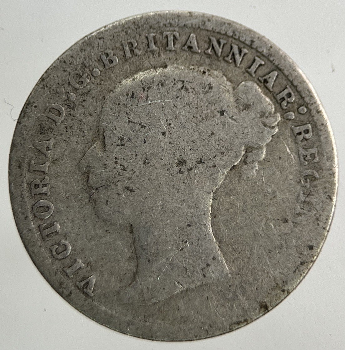 1878 Victoria Threepence Silver Coin | Fair Grade