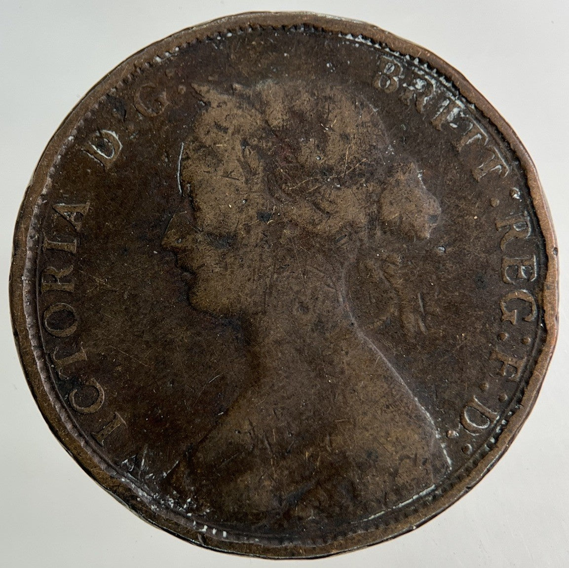 1862 Victoria Half - Penny Coin | Collectable Grade