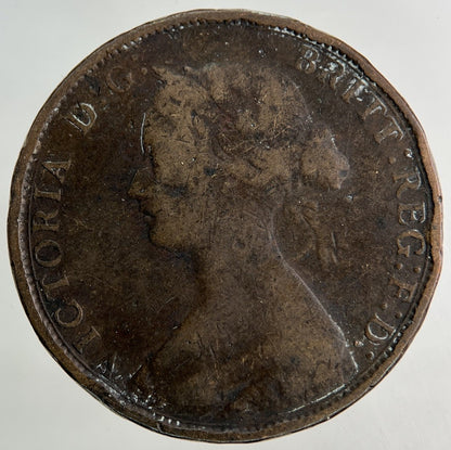 1862 Victoria Half - Penny Coin | Collectable Grade