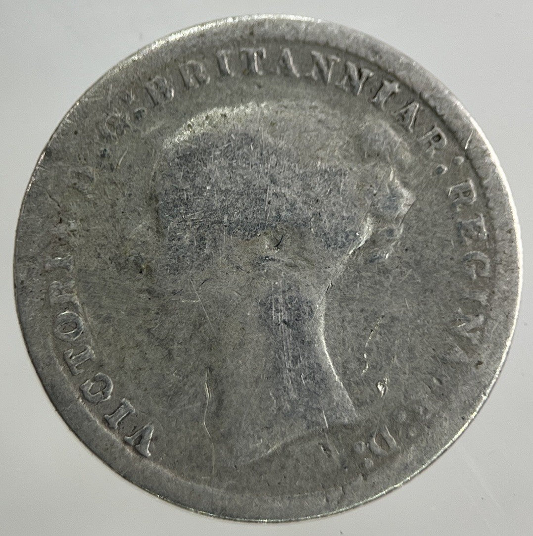 1873 Victoria Threepence Silver Coin | Fair Grade