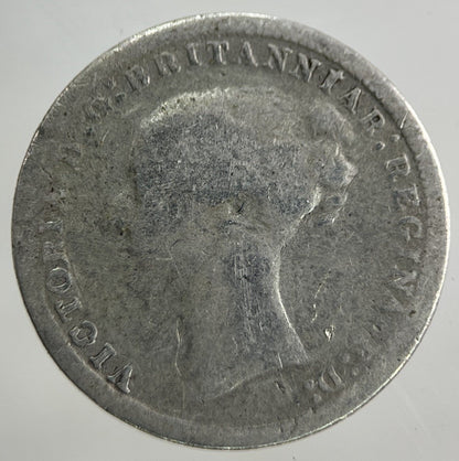 1873 Victoria Threepence Silver Coin | Fair Grade