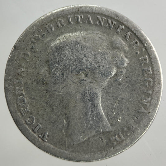 1873 Victoria Threepence Silver Coin | Fair Grade