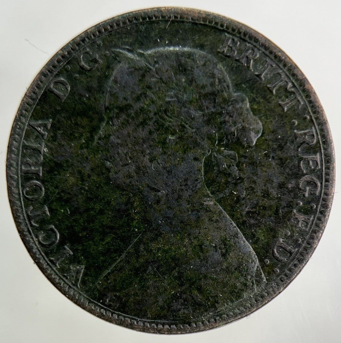 1862 Victoria Half - Penny Coin | Fine Collectable Grade
