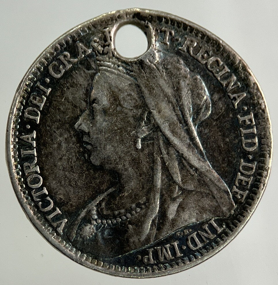 1896 Victoria Threepence Silver Coin | Fine Collectable Grade
