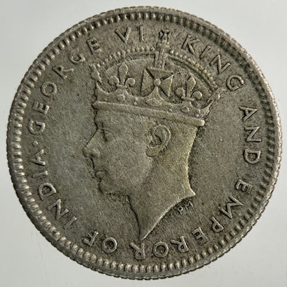 1945 Malaya Settlement Straits 5 Cents Coin | Fine Collectable Grade