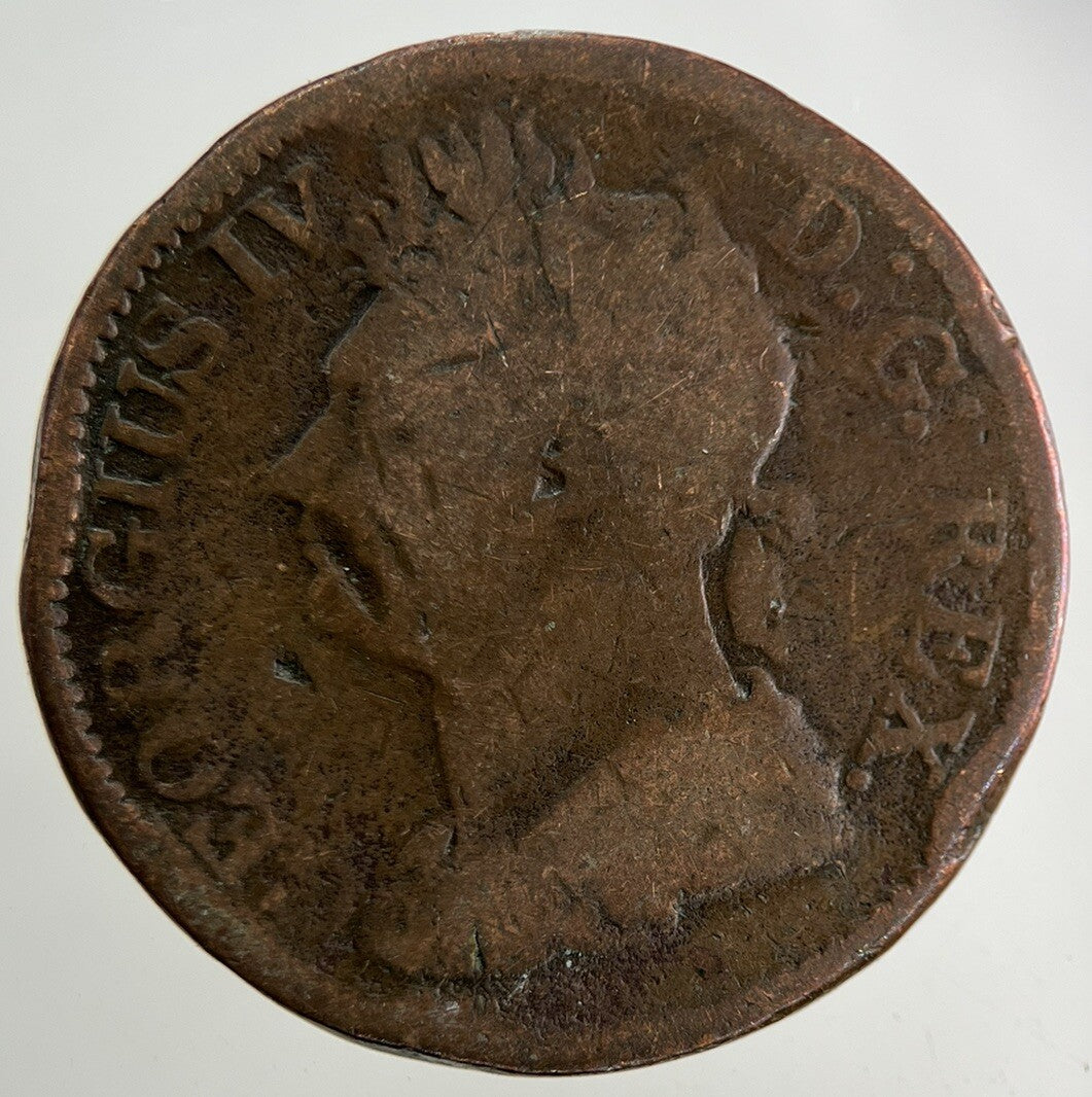 1823 Irish Half - Penny Coin | Collectable Grade