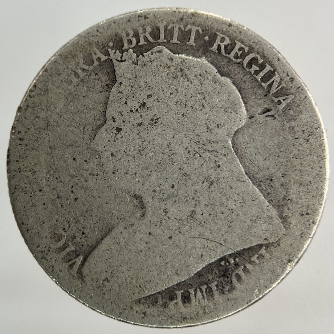 1899 Victoria Shilling Silver Coin | Fair Grade