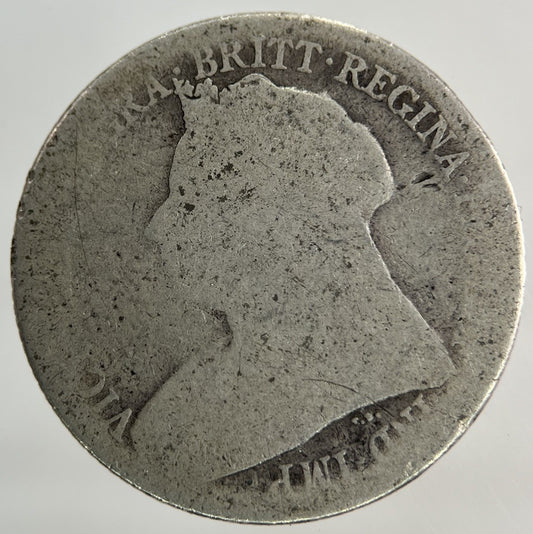 1899 Victoria Shilling Silver Coin | Fair Grade