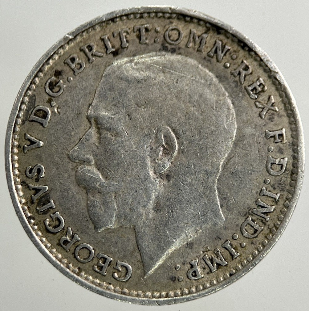 1915 George V Threepence Silver Coin | Fine Collectable Grade