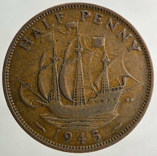 1945 George VI Half - Penny Coin | Collectable Grade