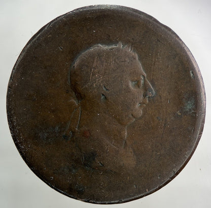 British George III 3rd One Penny Coin | Fair Grade