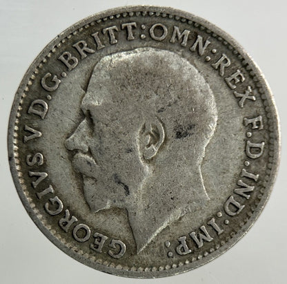 1916 George V Threepence Silver Coin | Collectable Grade