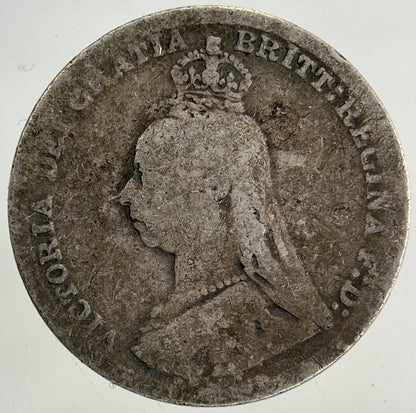 1893 Victoria Threepence Silver Coin | Collectable Grade