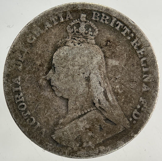 1893 Victoria Threepence Silver Coin | Collectable Grade