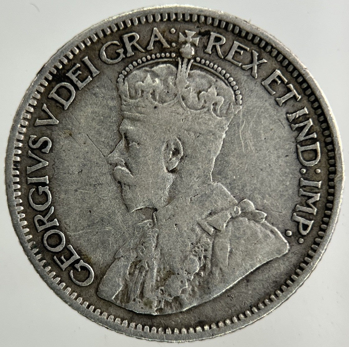1912 Canada 10 Cents Silver Coin | Fine Collectable Grade