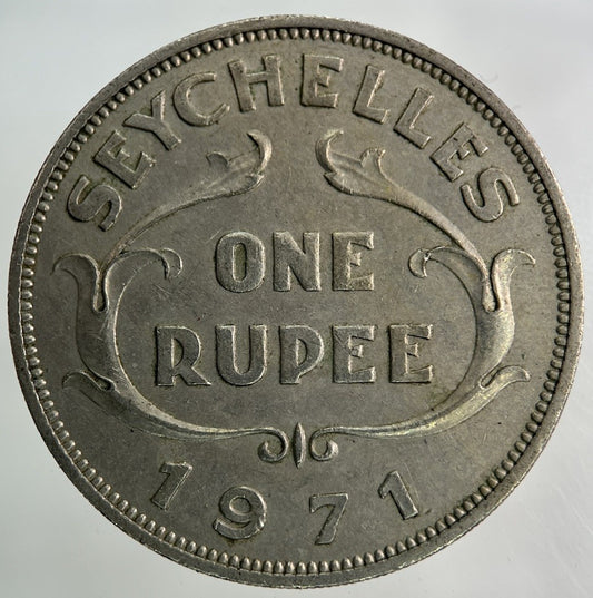 1971 Seychelles One Rupee Coin | Fine Collectable Grade