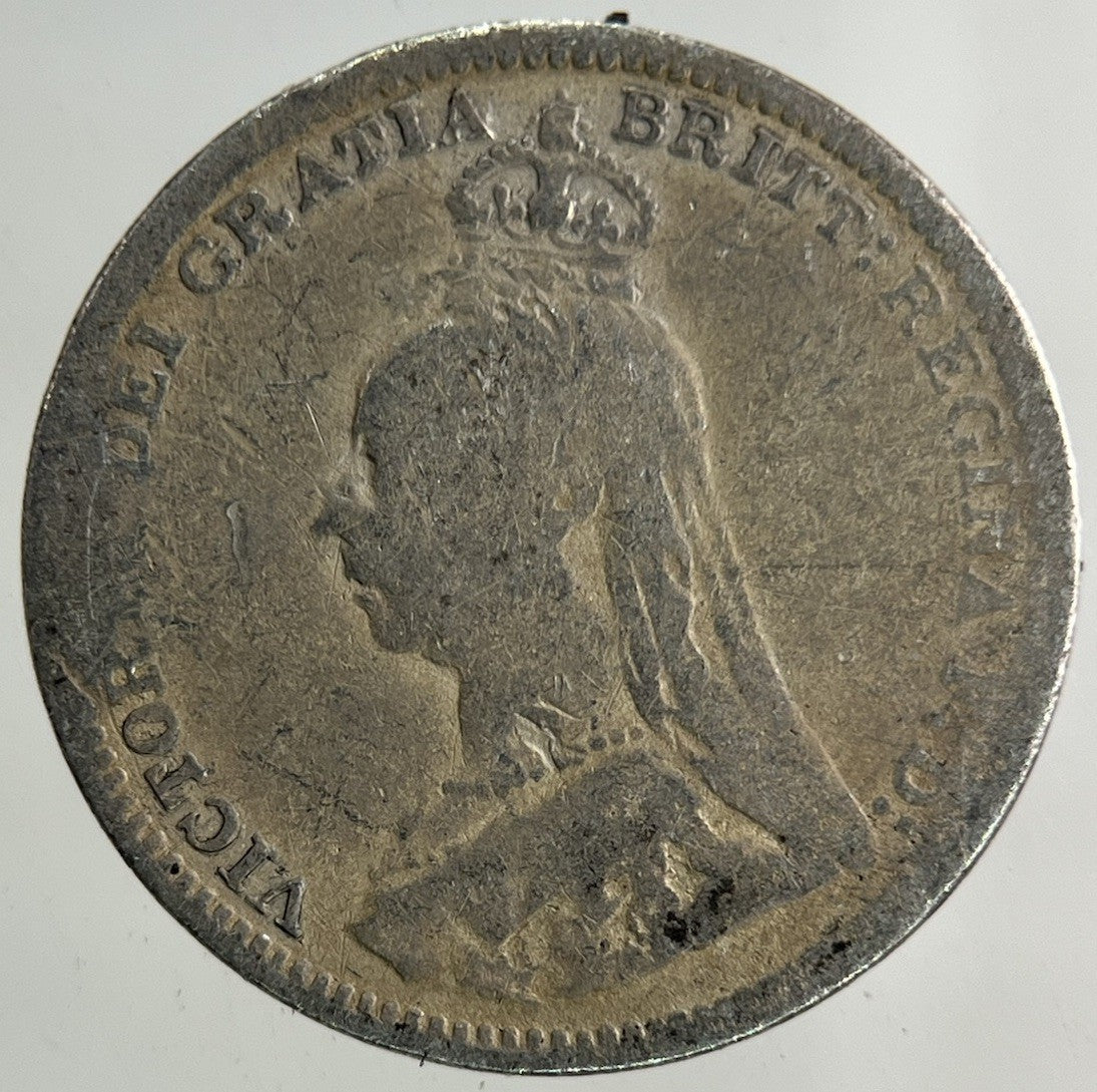 1891 Victoria Threepence Silver Coin | Collectable Grade
