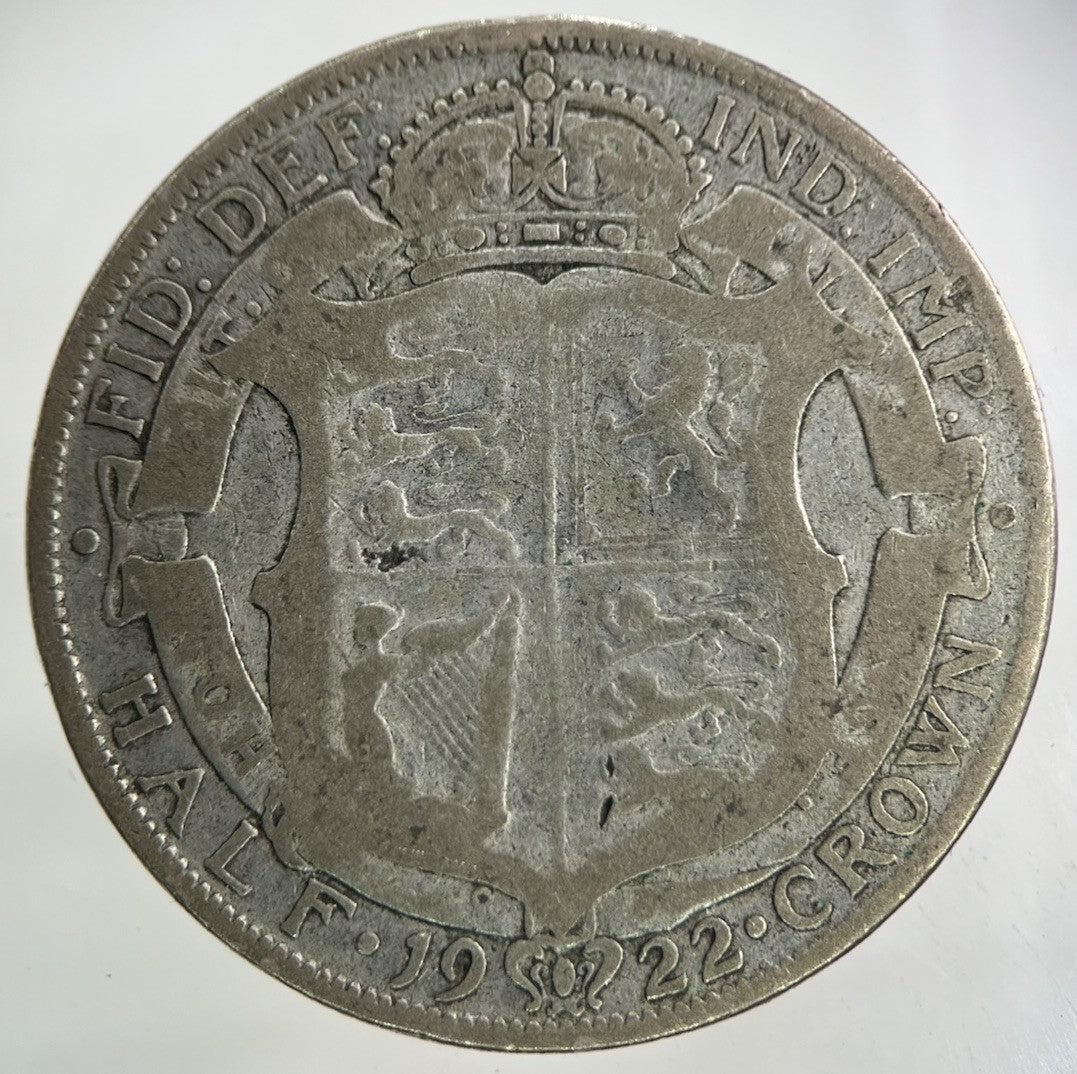 1922 George V Half - Crown Silver Coin | Collectable Grade
