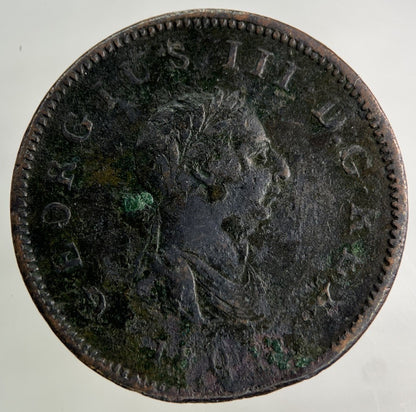 1806 George III 3rd Half - Penny Coin | Collectable Grade